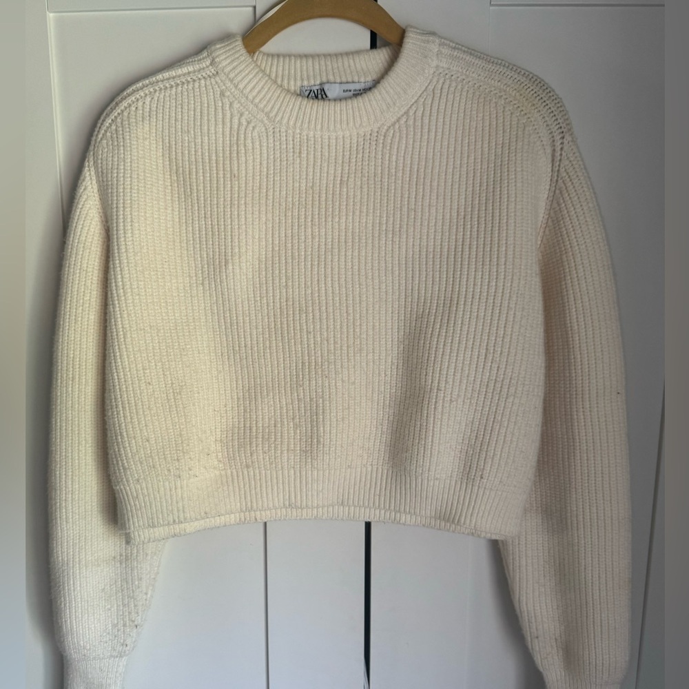 Zara Chunky Cropped Sweater